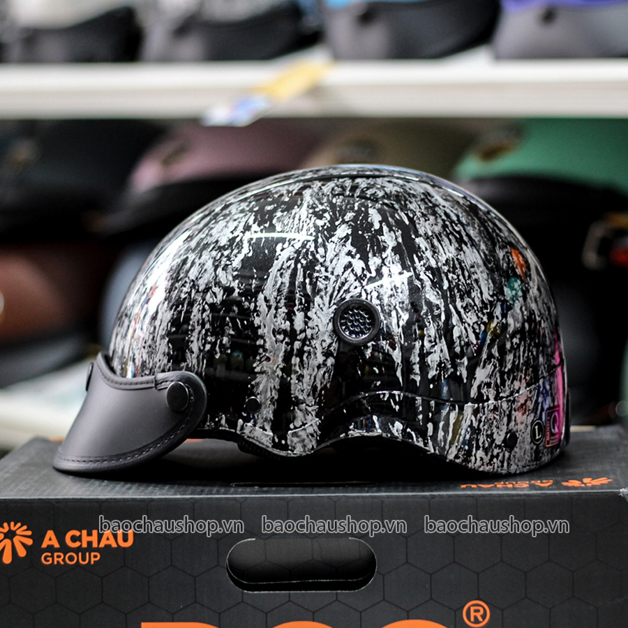 Mũ Bảo Hiểm Sơn Nhúng HPRO HP02B - BH 12 Tháng