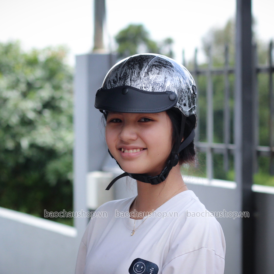 Mũ Bảo Hiểm Sơn Nhúng HPRO HP02B - BH 12 Tháng