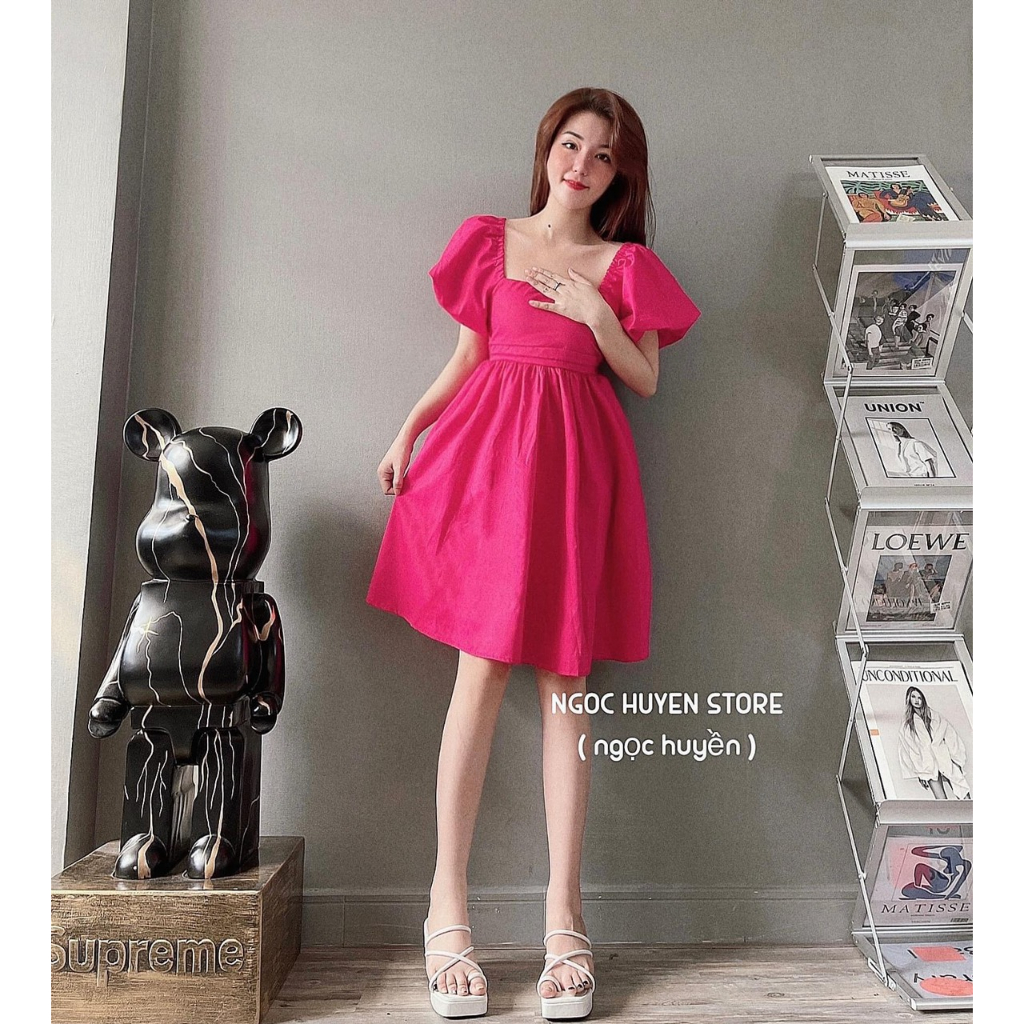 Đầm babyboll tiểu thư mẫu mới. Hot trend tt04