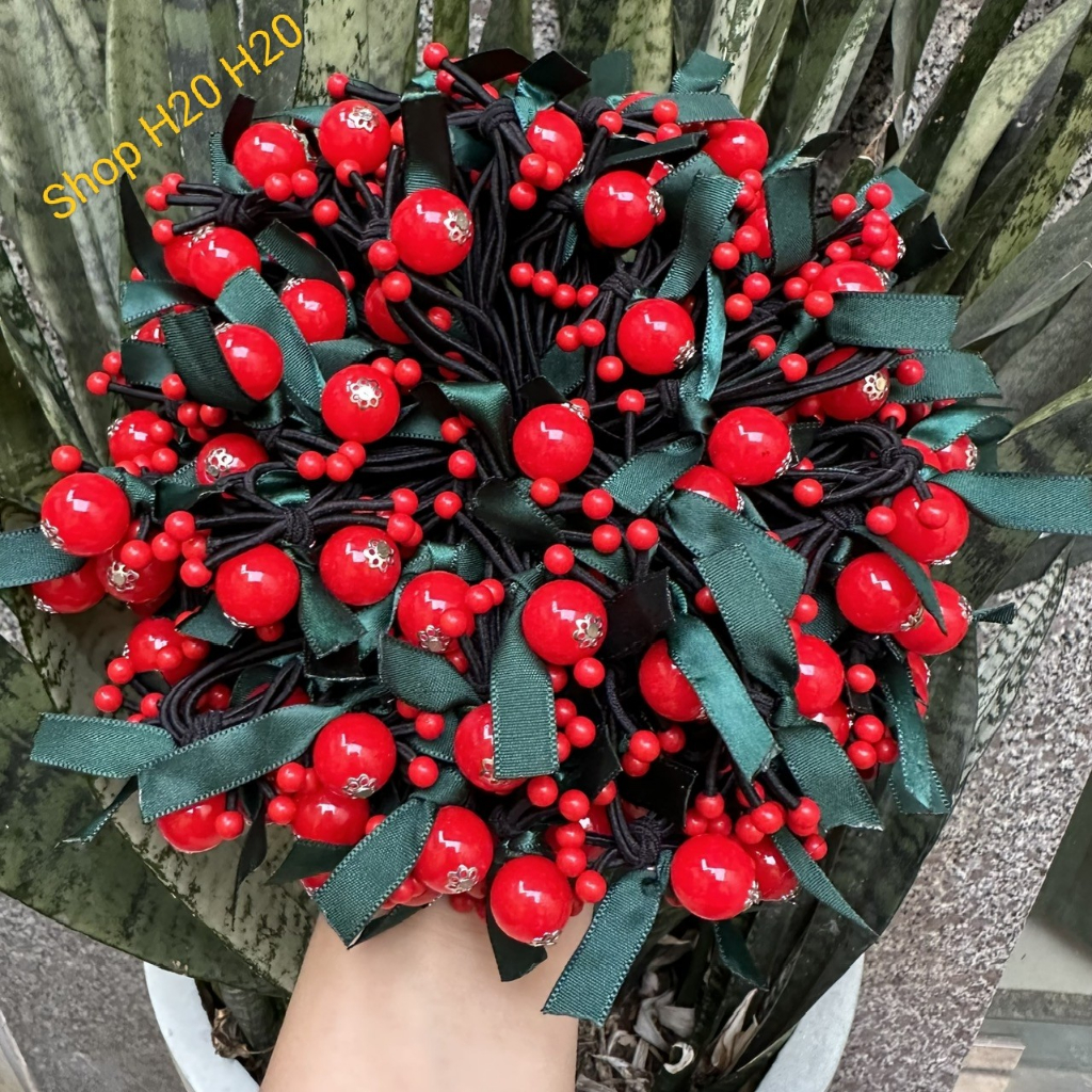 SỈ 100 Dây Cột Tóc Phong Cách Hàn Quốc Siêu Dễ Thương
