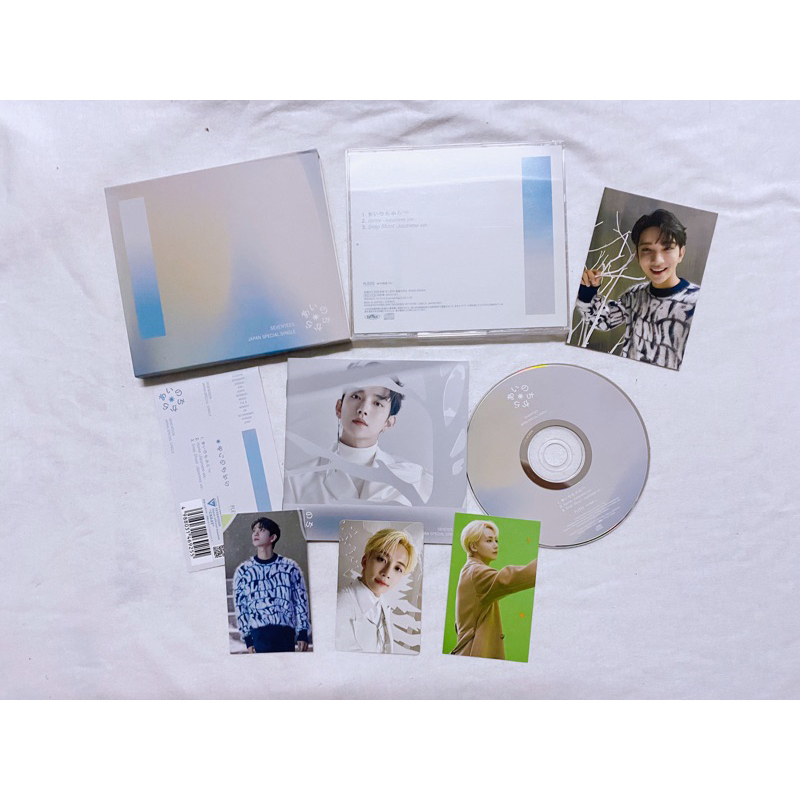 Seventeen Japan special Single album đã khui seal, đầy đủ đồ như hình.