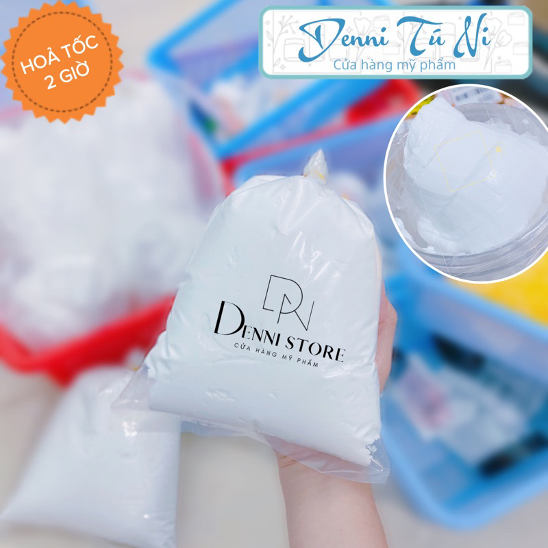 Lẻ bịch 1kg kem dẻo đặc màu trắng