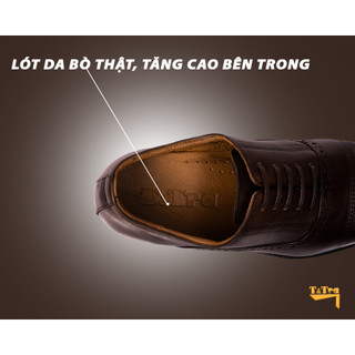 [ 6CM ] Giày Độn Nam T&TRA A210 NĐ