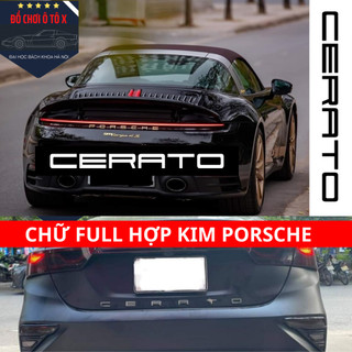 Chữ CERATO đuôi xe phong cách mới