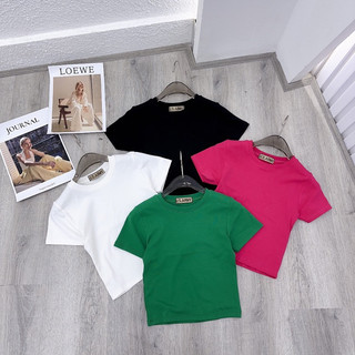 áo croptop thun trơn basic co giãn 4 chiều chất xịn đẹp ạ