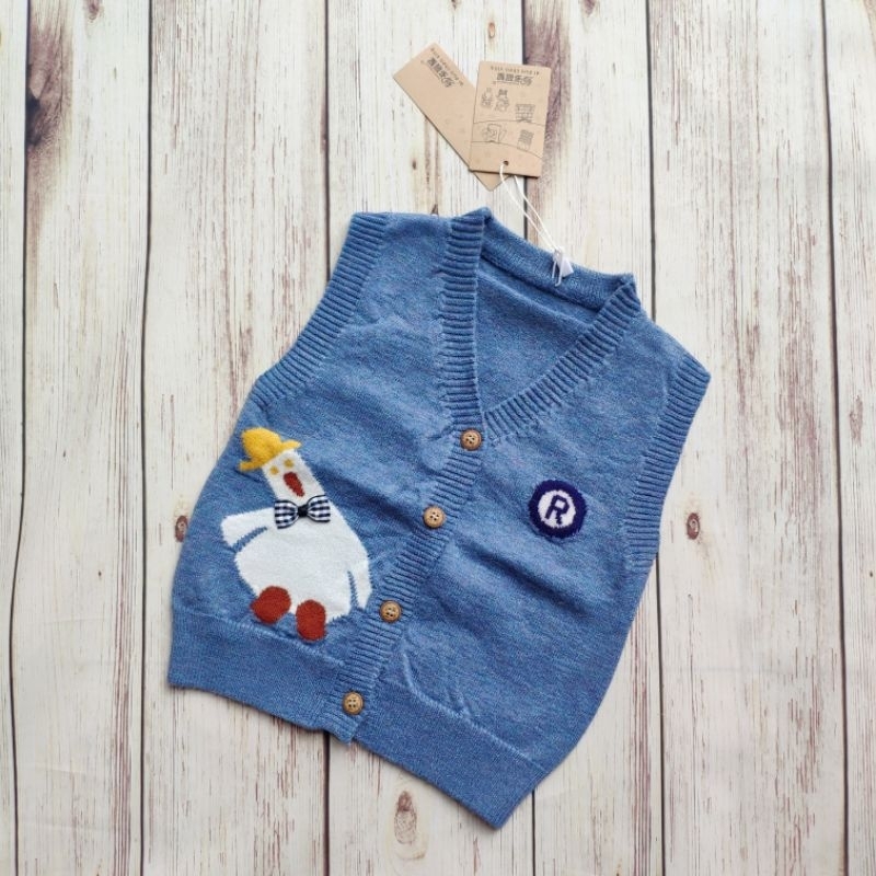 Áo gile len cho bé 7 - 15kg hàng Quảng Châu cao cấp siêu đẹp