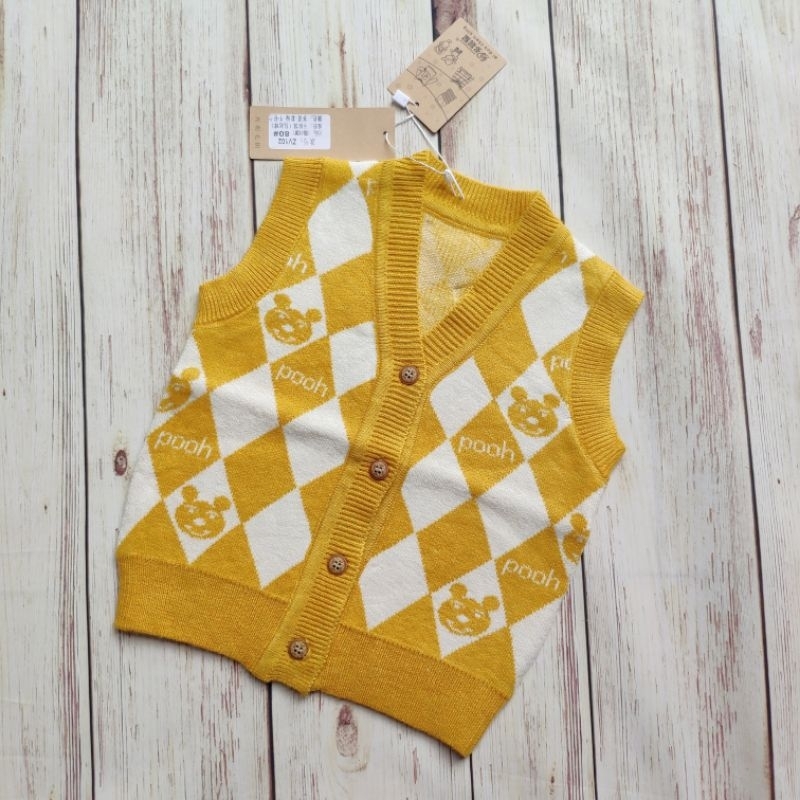 Áo gile len cho bé 7 - 15kg hàng Quảng Châu cao cấp siêu đẹp