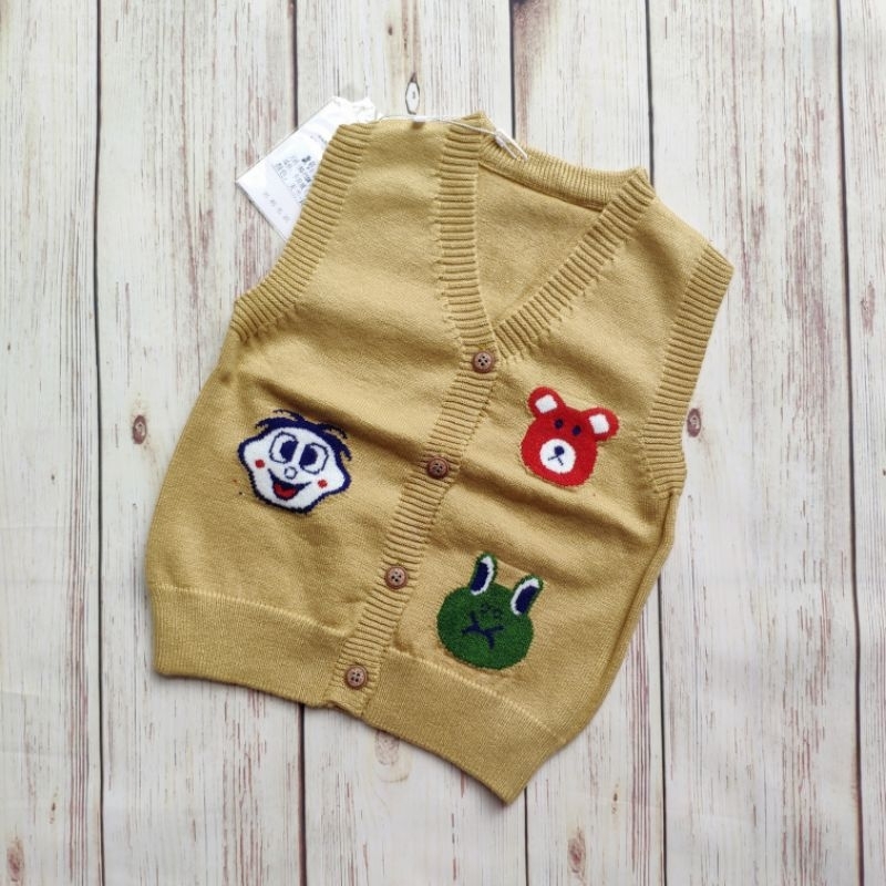 Áo gile len cho bé 7 - 15kg hàng Quảng Châu cao cấp siêu đẹp