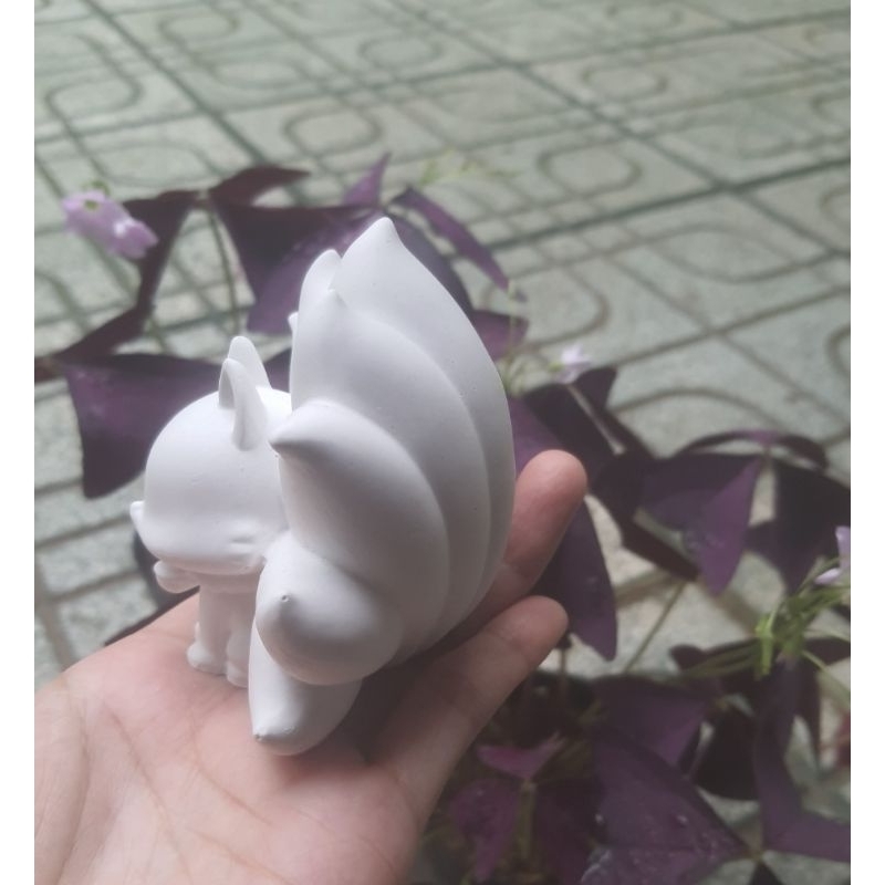 TƯỢNG TÔ MÀU CON CÁO. Saze 9cm.