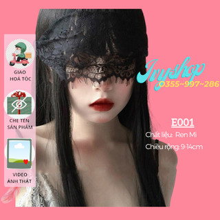 Bịt mắt ren - E001 (đen, trắng) - phụ kiện đồ ngủ cosplay