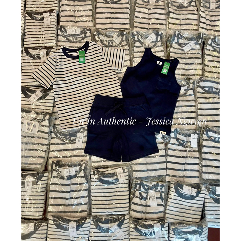 Set 3 chi tiết bé trai GAP US size 3y 4y 5y