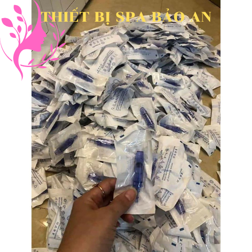 Kim nano,Kim phi kim 12 36 xanh cấy tinh chất, Đầu máy lăn kim cấy phấn,cấy tả, hồng sâm trong spa dùng cho máy phi kim
