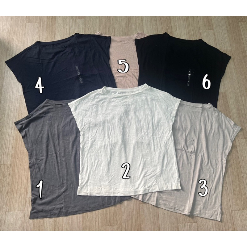 Áo tay hến cotton xuất Nhật nữ nhiều màu