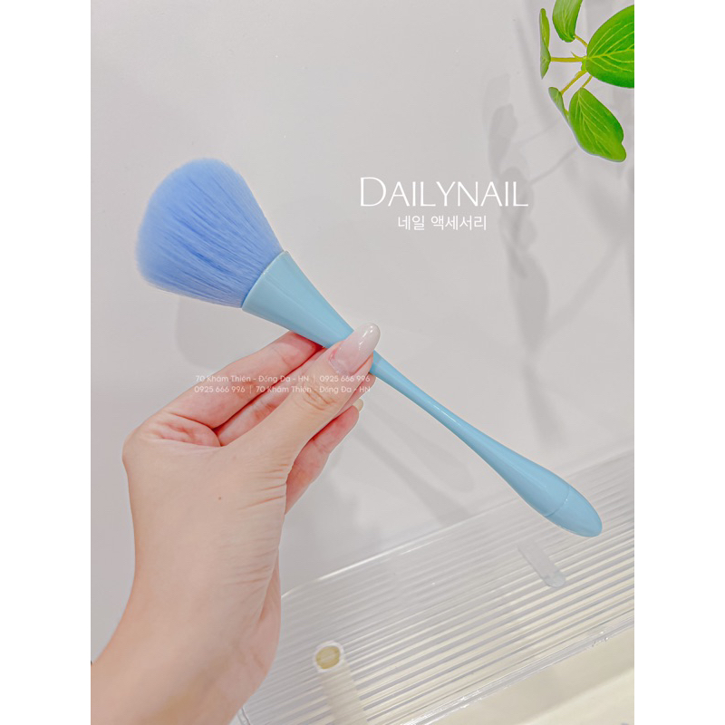 Cọ phủi bụi nail hồng phấn tone hot
