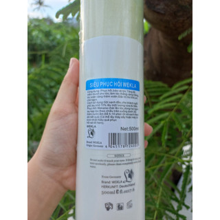 Dầu Hấp Siêu Phục Hồi Tóc Wekla ĐỨC 500ml