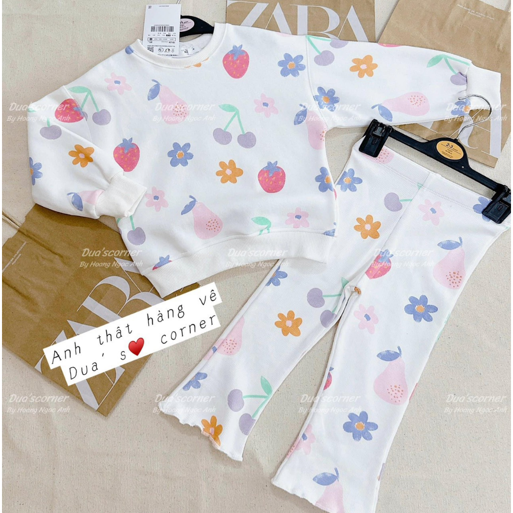 🔥🔥 SET bộ nỉ cua quần tăm siu đẹp cho bé gái