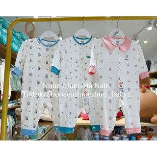 Body sợi tre dài tay Avaler cao cấp dành cho trẻ sơ sinh
