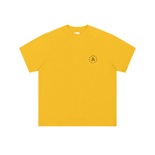 (Chính Hãng AMRISH) Áo Embossed Star Raglan TShirt - Yellow