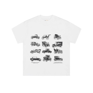 (Chính Hãng Amrish) Áo Retro Car TShirt - White
