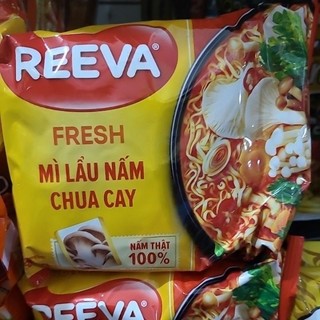 Combo 5 gói Mì reeva lẩu nấm chua cay