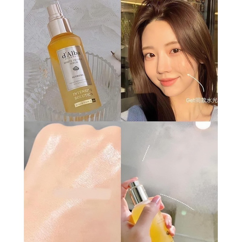 Tinh Chất Dạng Xịt d’Alba White Truffle Serum cấp ẩm căng bóng da
