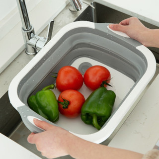 Bộ Thớt Kèm Chậu Gấp Gọn Đa Năng