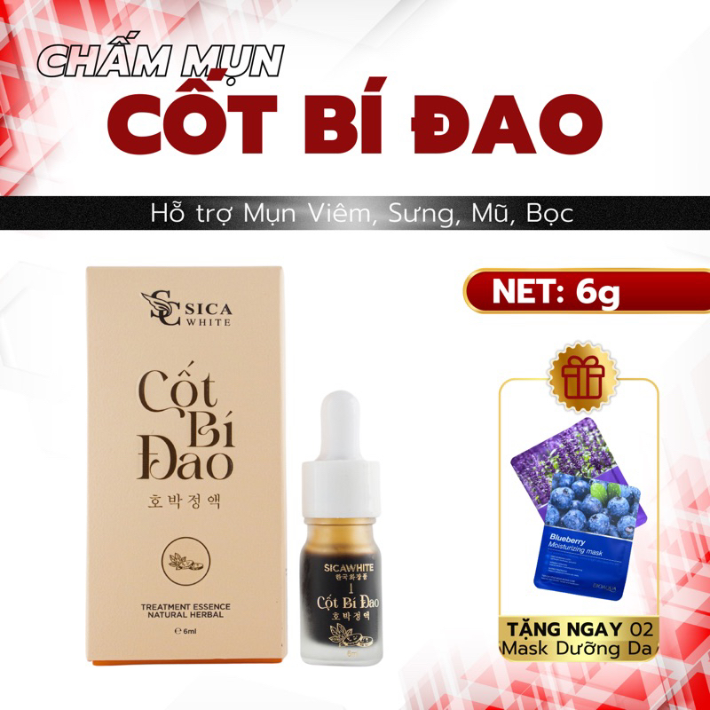 Serum bí đao hỗ trợ mụn