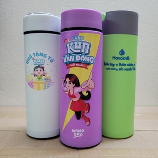 Bình nước, chai đựng nước thủy tinh khuyến mại Lipton/Hanoimilk/ Kun