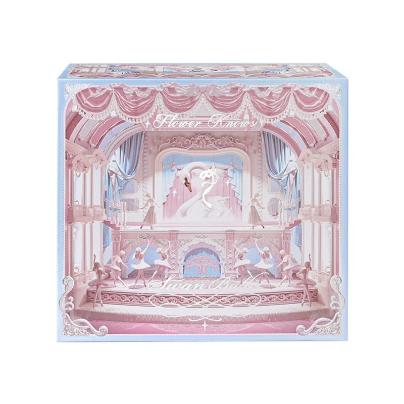 Hộp đựng Flower Knows, tẩy tế bào chết, kẹp tóc