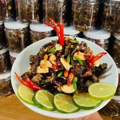 Ba khía trộn cà mau vừa ăn không chất bảo quản