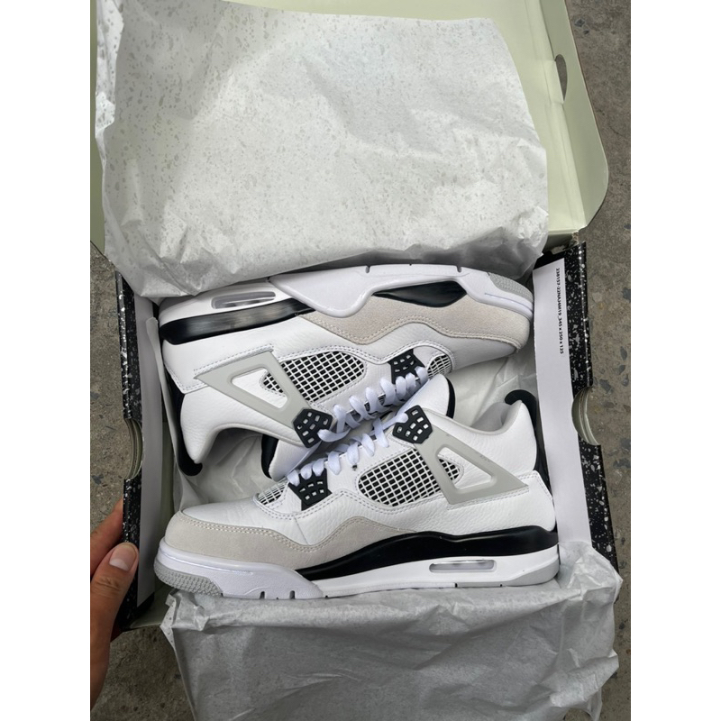 Giày thể thao AJ4 Military ( Fullbox+ Ảnh Thật)