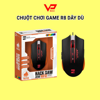 Chuột chơi game Led RGB R8 Fortech Silent Click led đổi màu cực đẹp
