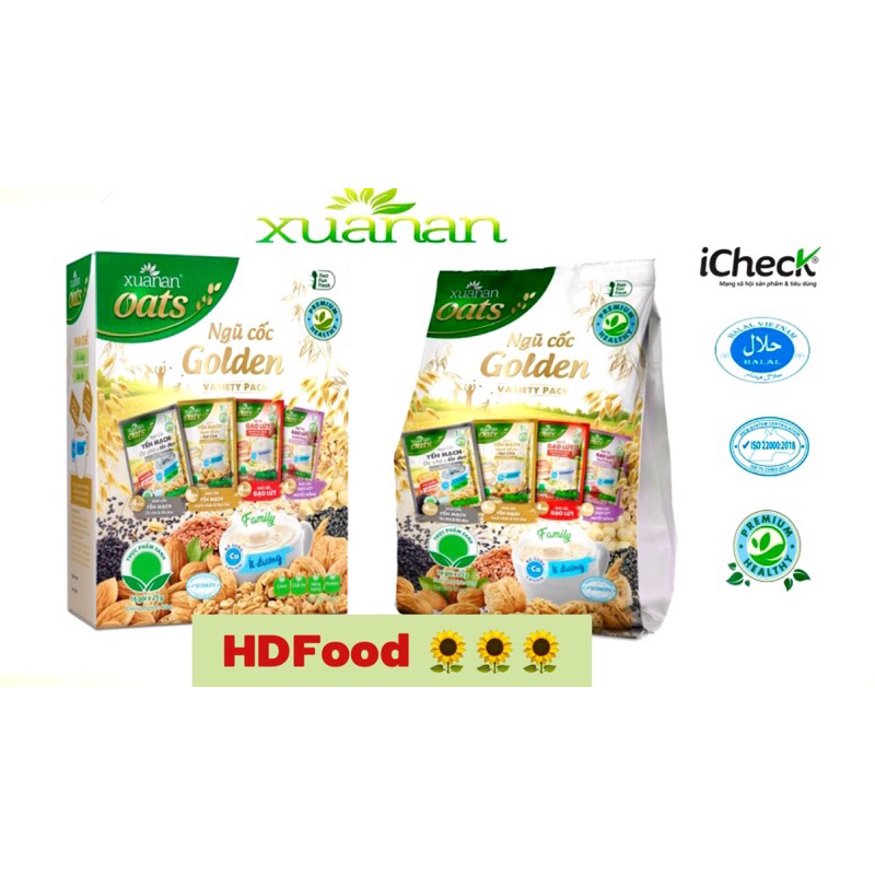 Ngũ Cốc Xuân An Goldent Túi/Hộp 400g