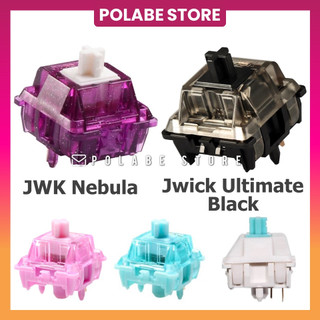 Công tắc JWICK ULTIMATE BLACK linear switch bàn phím cơ Jwk Nebula Peacook Pink Jade Ice Jade - Polabe Store