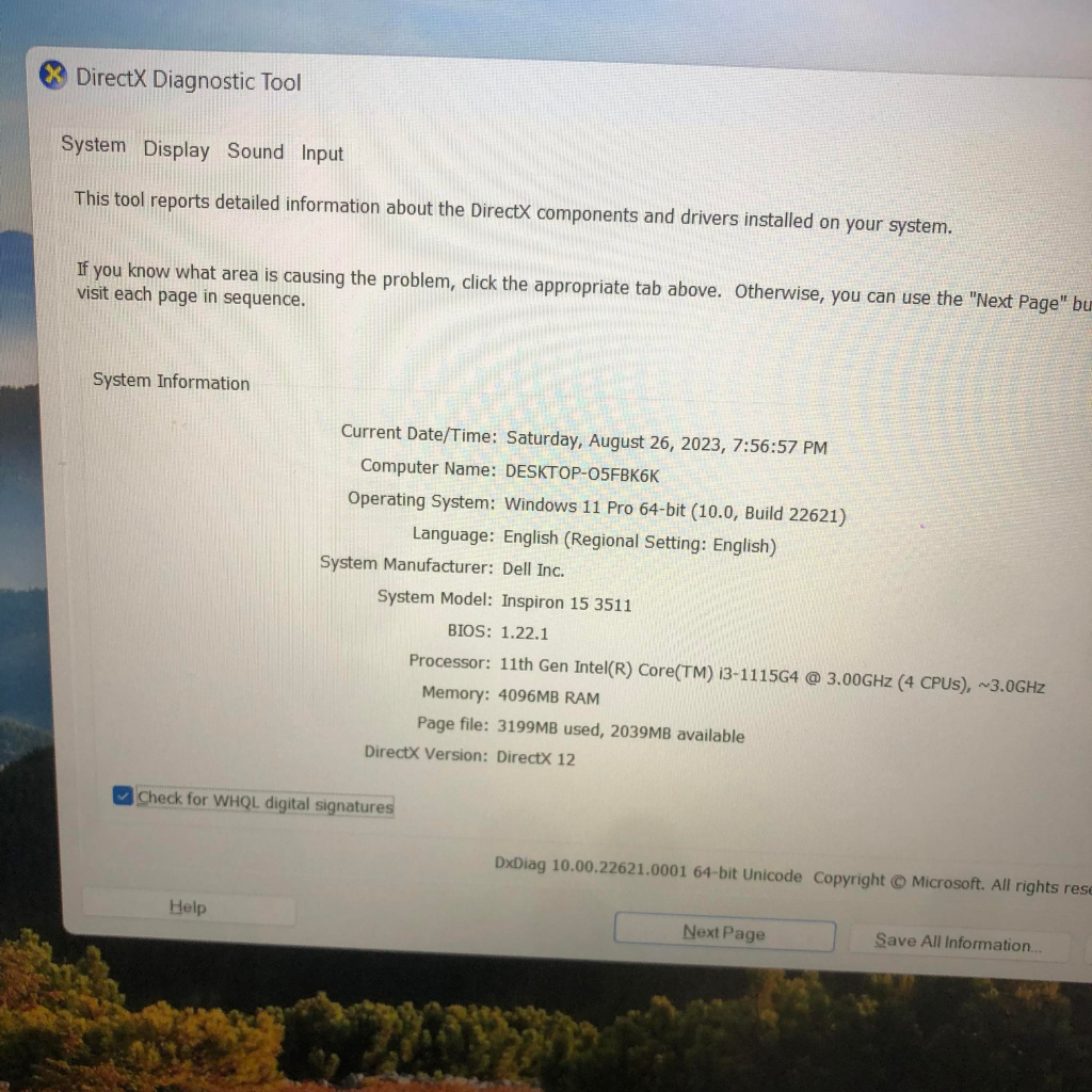 Máy Laptop Dell Inspiron 15 3511 Core i3 1115G4, 4gb ram, 256gb ssd, Vga Intel Uhd Graphics, 15.6 inch Full HD- Đẹp, Rẻ