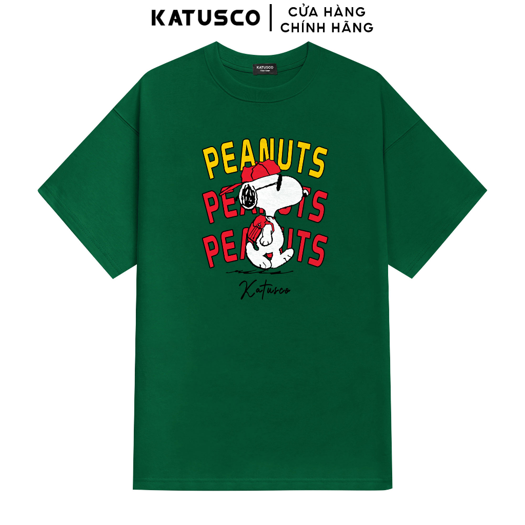 Áo Phông Unisex Cổ Tròn Peanuts Travel KATUSCO Localbrand Premium 100% Cotton A2303, Trẻ Trung, Cá Tính