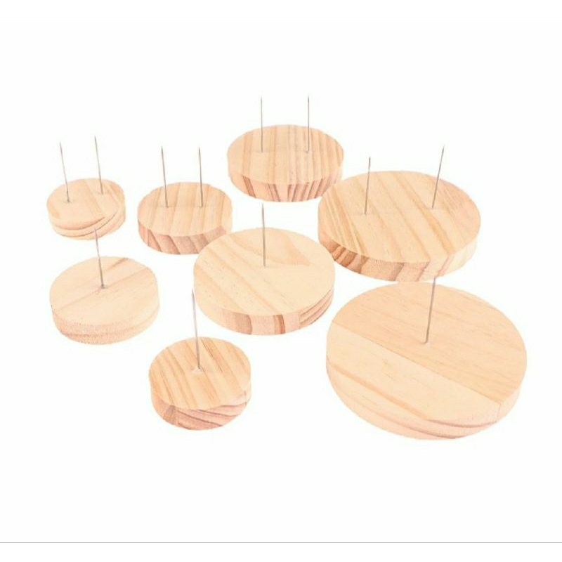 Đế Gỗ Trưng Bày Búp Bê, Thú Bông Len