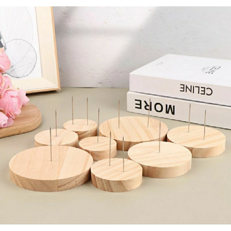 Đế Gỗ Cố Định Thú Len, Giá Đỡ Thú Bông Len