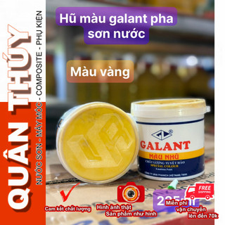 Hũ màu galant màu vàng - dùng pha với sơn nước lon 225ml