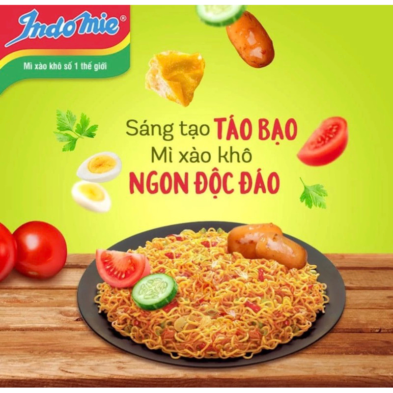 Thùng 40 Gói Mì Xào Khô  Indomie Siêu Ngon