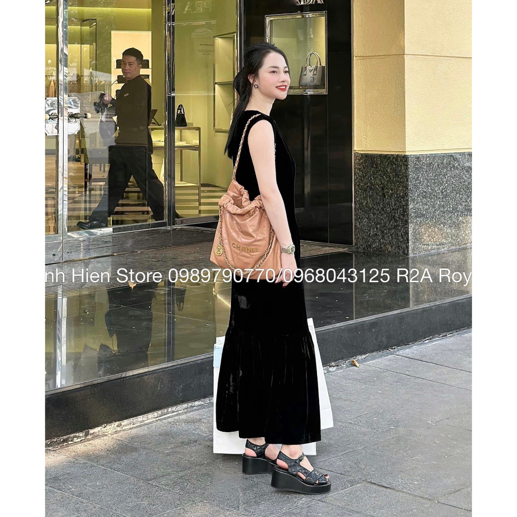 Sandal đế xuồng nữ cao gót chất da nâng đế 8cm
