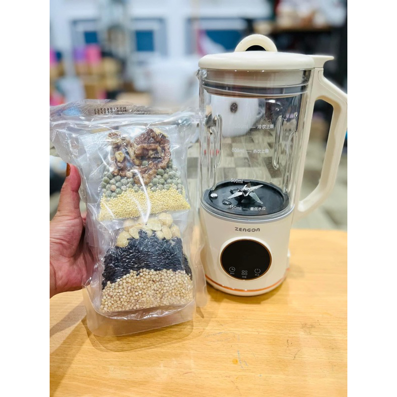 Máy làm sữa hạt Zengon dung tích 1,2L chính hãng bảo hành 12 tháng