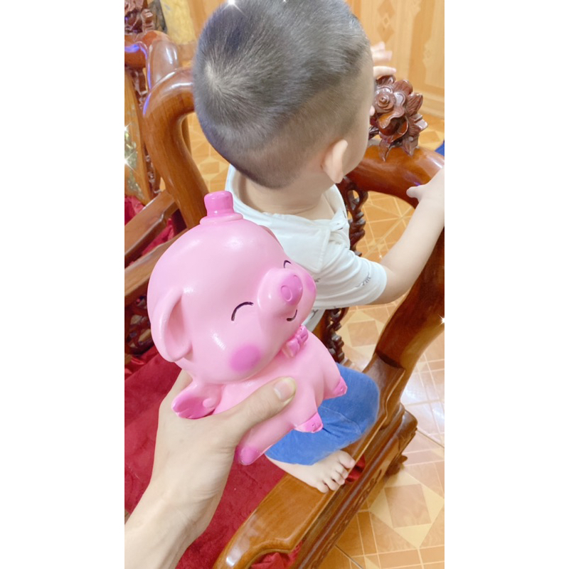 Heo đất thiên thần, ống heo tiết kiệm hình thiên thần có 2 màu giá rẻ vô đối