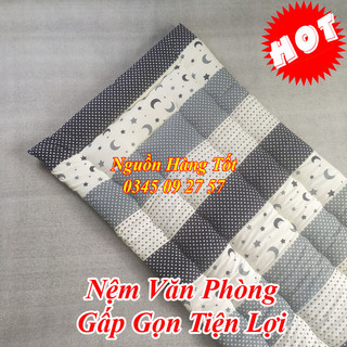 Thanh Lý Combo Nệm Văn Phòng Cá Nhân Và Gối Nằm Ngủ Tiện Lợi - Dùng Cho Du Lịch,Cắm Trại, Ký Túc Xá Sinh Viên