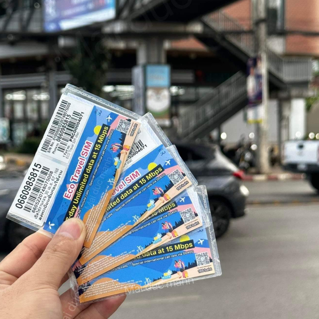 SIM THÁI LAN TRUE-DTAC 5G không giới hạn + 50 phút gọi