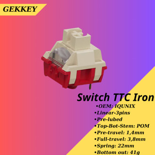 Switch ttc iron - linear - 3pins - công tắc bàn phím cơ.
