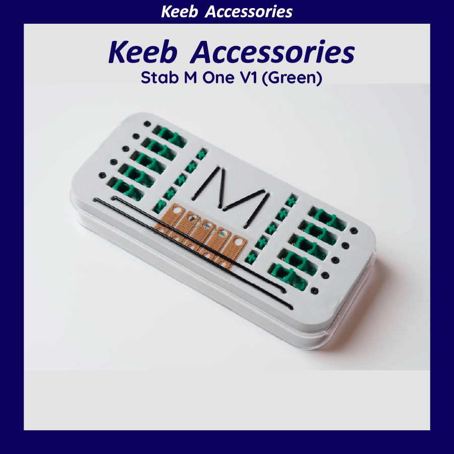 Stab M-One PCB Mount | Thanh Cân Bằng Cho Bàn Phím Cơ | Keeb Accessories