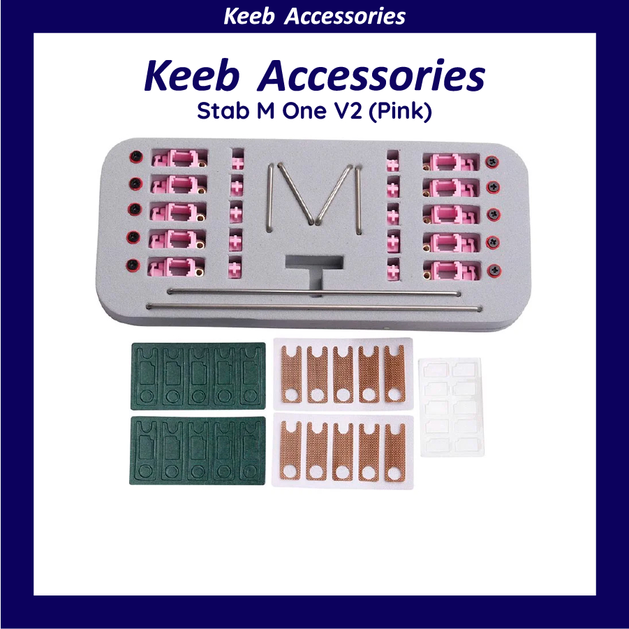 Stab M-One PCB Mount | Thanh Cân Bằng Cho Bàn Phím Cơ | Keeb Accessories