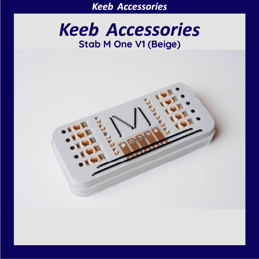 Stab M-One PCB Mount | Thanh Cân Bằng Cho Bàn Phím Cơ | Keeb Accessories