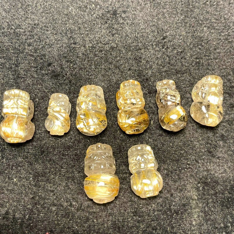 Tỳ hưu thạch anh tóc vàng